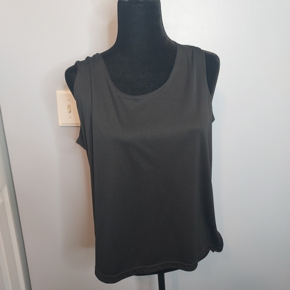 White Stag Women's Size X-Large Animal Print Stretch 2Fer Top 3/4 Sleeves - Picture 8 of 9